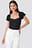 Puff Sleeve Crepe Top