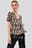 Puff Sleeve Overlap Blouse