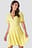Puff Sleeve Wrap Dress