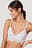 Raw Edge Double Strap Bra