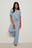 Raw Edge Ribbed Pants