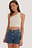 Raw Hem Denim Shorts
