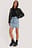 Denim Rok Met Gerafelde Zoom