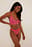 Elastic Band Lace High Thong