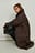 Gerecyclede oversized lange pufferjack