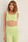 Gerecycleerd geribde crop top