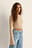 Ribbed Trumpet Sleeve Top