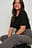 Recycled Round Neck Ribbed Top