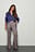 Recycled Satin Flared Suit Pants