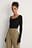 Scoop Neck Rib Top