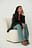 Recycled Slit Detailed Flared Pants