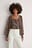 Recycelte Bluse mit eckigem Ausschnitt
