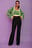 Pantalon de costume recyclé en V