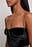 Rhinestone Detail Velvet Singlet