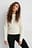 Organischer Strickpullover mit geripptem Detail