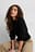 Rib Detail Cable Knitted Sweater