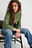 Organischer Strickpullover mit geripptem Detail
