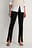 Rib Front Slit Pants