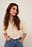 Ribbed Knitted Pearl Button Cardigan