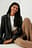 Weite gerippte Strickhose