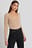 Ribbed Long Sleeve V-Neck Top