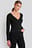 Ribbed Lurex Cross Over Bodysuit