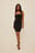 geripptes Minikleid