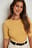 Round Neck Ribbed Top