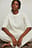 Organisches geripptes Oversize T-Shirt