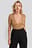 Ribbed Short Sleeve Overlap Sweater