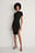 Ribbed Slit Detail Dress