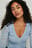 Geriffeltes Mesh-Top