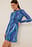 Rouched Detail Long Sleeve Mini Dress