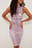 Rouched Shiny Mini Dress