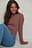 Round Neck Babylock Rib Top