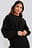 Round Neck Cropped Knitted Sweater