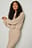 Round Neck Knitted Cable Sweater