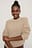 Organischer Rundhalsausschnitt Strickpullover