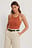Round Neck Rib Singlet