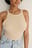 Round Neck Ribbed Tank
