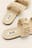 Flache Schuhe Mit Doppelriemchen Und Rüschen