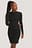 geripptes Minikleid