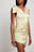 Satin Slanted Mini Dress