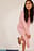 Midikleid Kleid mit Schlitz und U-Ausschnitt