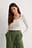 Recycled topp med mjuk ringning