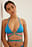 Glanzende bikinitop met bandjes