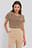 Shirred Cropped Top