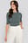 Ribbed Short Sleeved Top