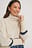Sleeve Detail High Neck Sweater