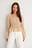Recycelte Smock-Bluse mit Falten in der Taille